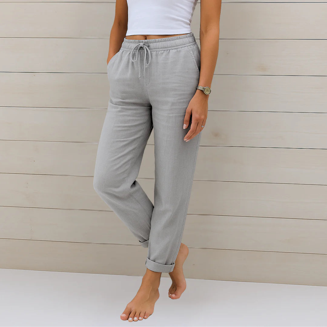 Anna™ | Premium andningsbara linnebyxor med stretch