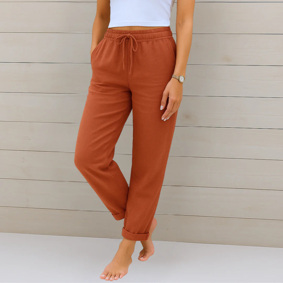 Anna™ | Premium andningsbara linnebyxor med stretch