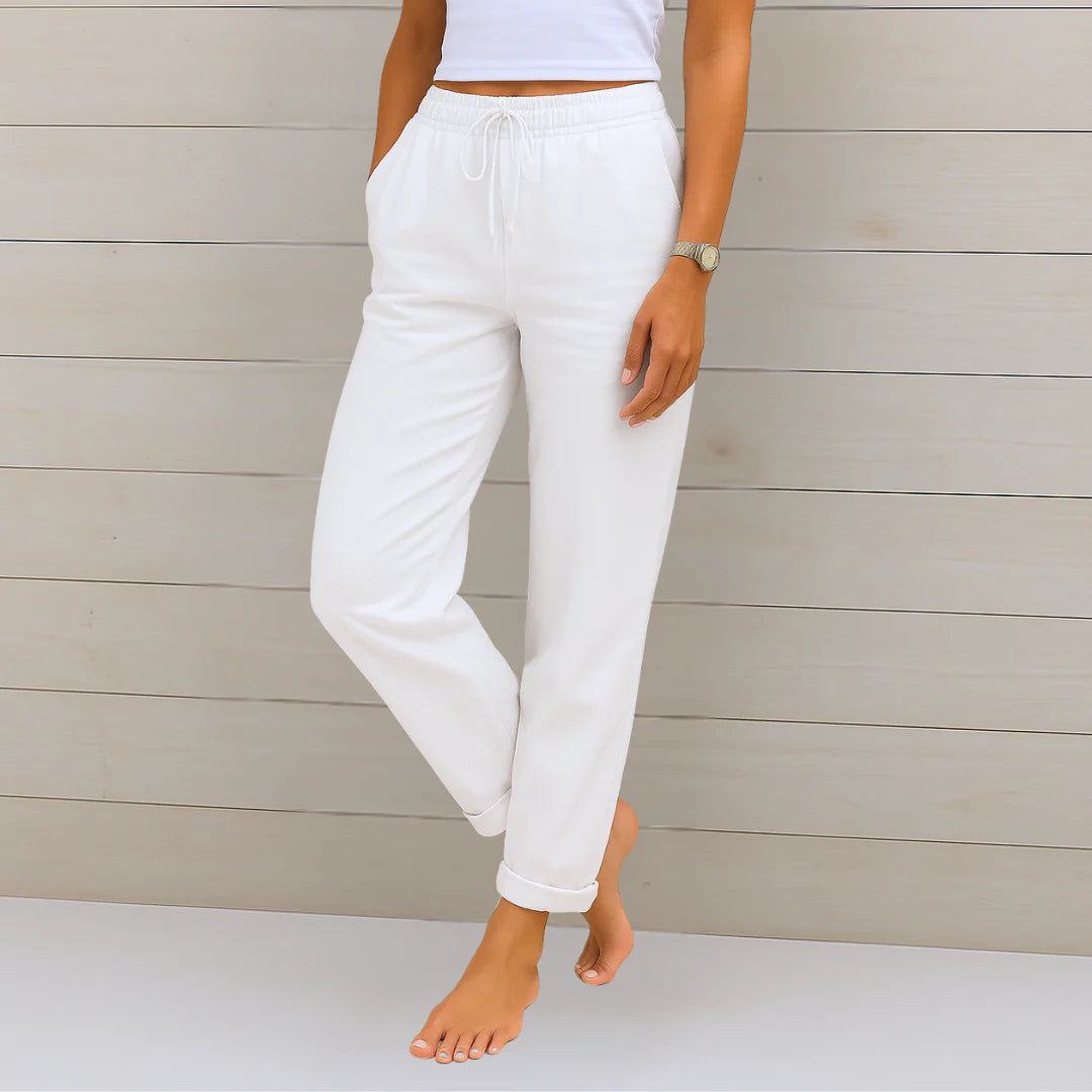 Anna™ | Premium andningsbara linnebyxor med stretch