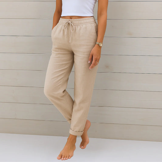 Anna™ | Premium andningsbara linnebyxor med stretch